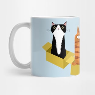 Cats in Boxes Mug